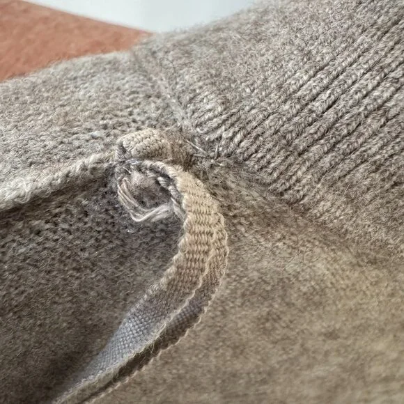 &Other Stories Wool Blend Mother of Pearl Button Oversized Shirt Cardigan Medium - Picture 15 of 16